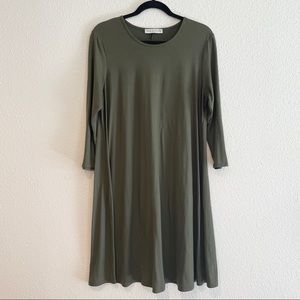 Jamie & Layla Olive Green Dress - Large